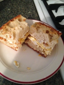 Messed Up Egg Sandwich with Boursin